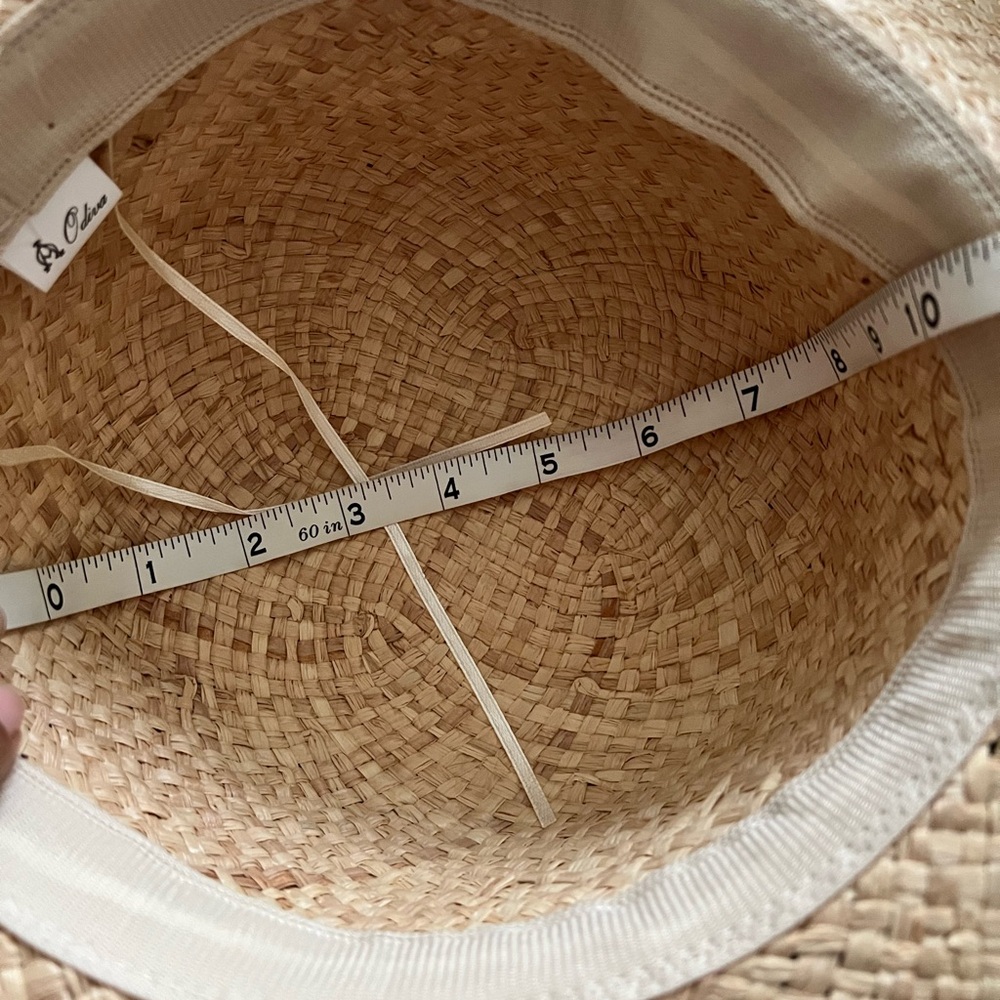 Stylish Tan Straw Sun Hat for Women - Picture 7 of 8